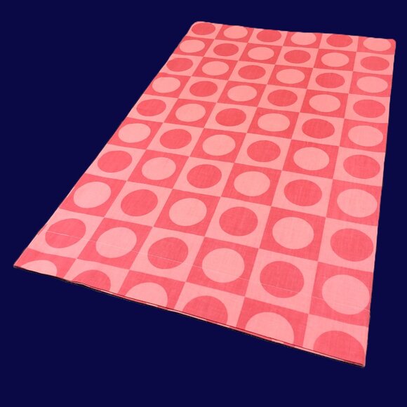 Vintage 70s Truprest CONCORD BLOCK Pink Pillowcase SINGLE: Mod Geometric Pattern - Picture 4 of 11